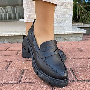 Mocassin Feminino Tratorado Ramarim Preto