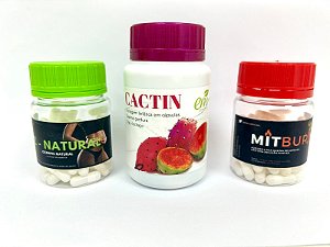 Kit Emagrecedores - Mitburn/ Cactin/ OZ-natural