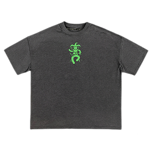 CAMISETA OVERSIZED VILLAINS (Cinza estonada))