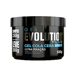Gel evolution plus ® Gel Efeito cola ultra fixação 300g