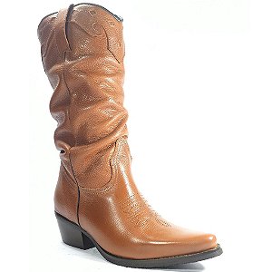Bota Cano Longo Bico Fino 03334 - Havana Floater