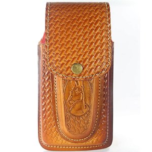 Bainha Para Celular Canguru Mula - Havana