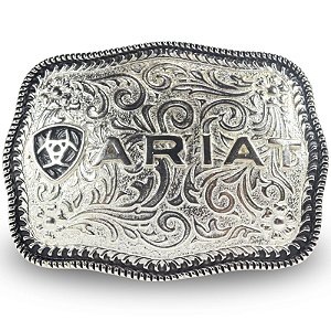 Fivela Country Ariat 018 - Preto Prata