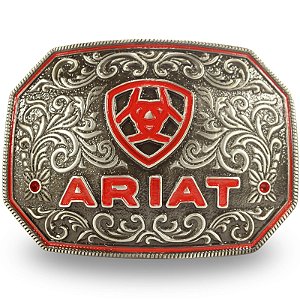 Fivela Country Ariat 024 - Vermelho Preto