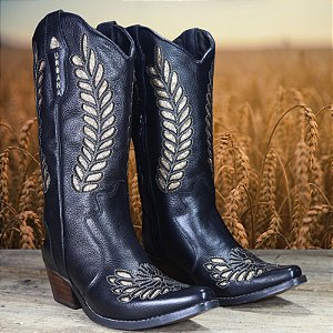 Bota Cano Longo Laser Urbana 803 BF - Preto Floater