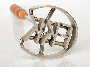MARCADOR BOVINO SIMPLES -  COM SUAS LETRAS ( ATÉ 4 LETRAS)