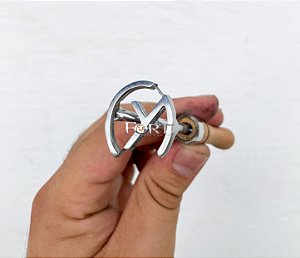 CHAVEIRO -  MINI  MARCADOR SIMPLES - 3X3 CM ( SUA MARCA )