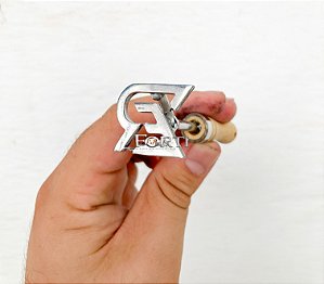CHAVEIRO -  MINI  MARCADOR SIMPLES - 3X3 CM ( SUA MARCA )