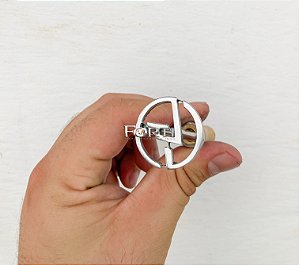 CHAVEIRO -  MINI  MARCADOR SIMPLES - 3X3 CM ( SUA MARCA )