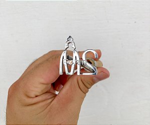 CHAVEIRO -  MINI  MARCADOR SIMPLES - 3X3 CM ( SUA MARCA )