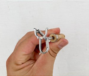 CHAVEIRO -  MINI  MARCADOR SIMPLES - 3X3 CM ( SUA MARCA )