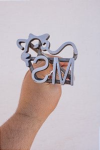 Marcador de Gado em Aço Inox 304 - Convencional - até 3 letras