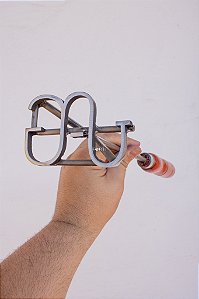 Marcador de Gado em Aço Inox 304 - Premium - COM SUA LOGO