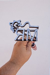 Marcador de Gado em Aço Inox 304 - Convencional - até 3 letras