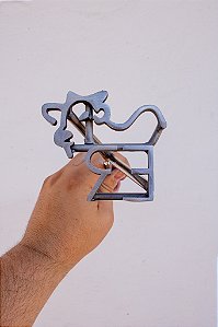 Marcador de Gado em Aço Inox 304 - Convencional - até 3 letras