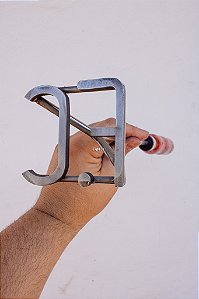 Marcador de Gado em Aço Inox 304 - Simples - até 4 letras