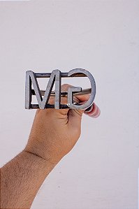 Marcador de Gado em Aço Inox 304 - Simples - até 4 letras