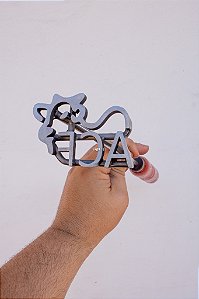 Marcador de Gado em Aço Inox 304 - CONVENCIONAL  - ATE 3 LETRAS