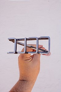 Marcador de Gado em Aço Inox 304 - SIMPLES  - ATE 4 LETRAS