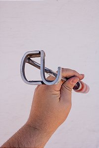 Marcador de Gado em Aço Inox 304 - SIMPLES  - ATE 4 LETRAS