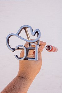 Marcador de Gado em Aço Inox 304 - Convencional