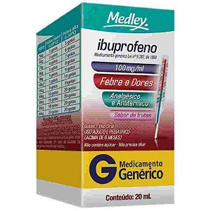 Ibuprofeno 100mg/ml gotas 20ml