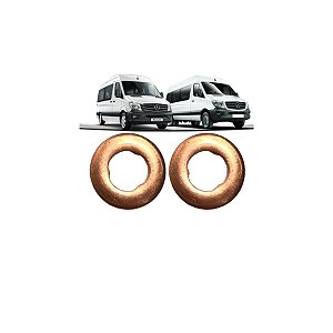 Anel de Vedação Bico Injetor Mercedes Sprinter 2001 a 2019-Unidade