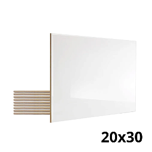 Azulejo de Cerâmica Branco Resinado para Sublimação 20x30cm