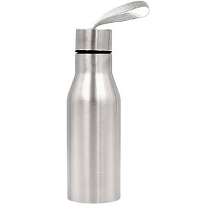 Garrafa Térmica Esporte Inox 450ml Prata