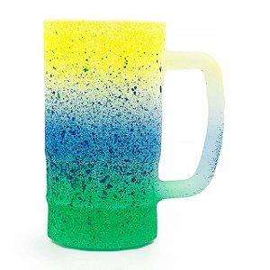 Caneca de Vidro para Chopp Splash Brasil 550ml