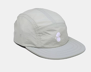 Boné 5 Panel Monkey Logo Bege