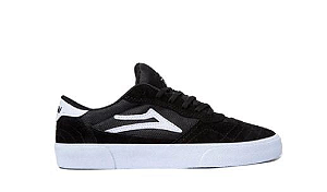 Tênis Masculino Lakai Cambridge - Black White Suede
