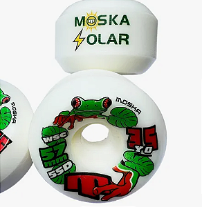 Roda De Skate Moska Wsc Wide Side Cut 57mm Dureza 55d