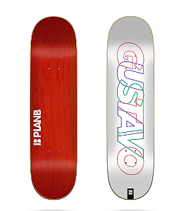 Shape de Maple Plan B Skate 8.0 Overlaps Felipe Gustavo