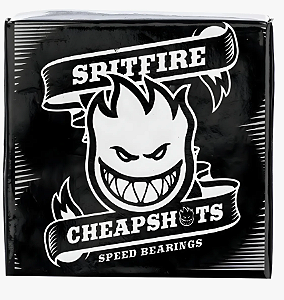 Rolamentos Skate Spitfire Cheapshots Precision + Porca Eixo