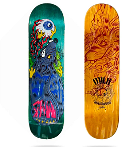 Shape Maple Milk Skateboards 8.5 Old Scholl Rats Eyes