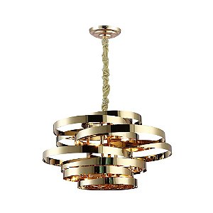 Pendente Athena Dourado Metal (D)80Cm (A)40Cm | AQ029
