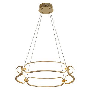 Pendente Lúmina French Gold (D)60Cm 50W 3000K | BB007G