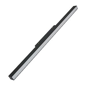 Sistema Linear Perfil Luz Difusa System Preto (C)59.8Cm 2700k  | BY003Q18