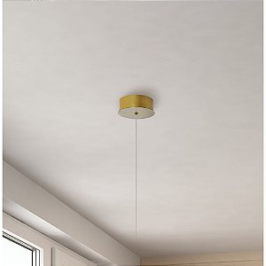 Acessorio Canopla Dourado (D)12Cm (A)3Cm