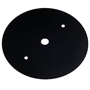 Acessorio Downlight D 11Cm X 0,2Cm  Preto Tampa Cega
