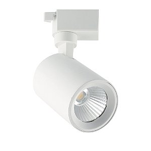 Spot Para Trilho Neo Branco (D)6.9Cm (L)10Cm (A)14.2Cm  1X10W 4000K 850Lm