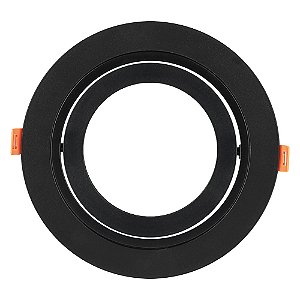 Spot Embutir Conecta Redondo Abs Preto Par30 | DL152PAR30B