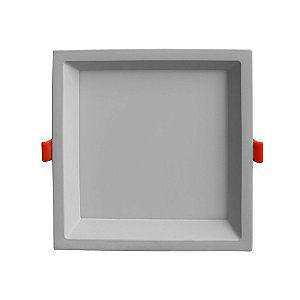 Plafon Embutir Low Frame Branco (C)17cm 18W 4000K | DLD018N
