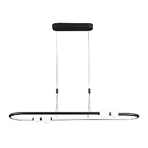 Pendente Nébula Preto Branco (C)105Cm 42W 3000K | DW006B