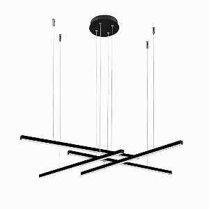 Pendente Fato Preto (C)120Cm 4X15W 3000K | GD008B