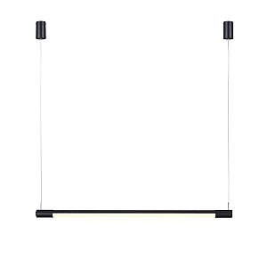 Pendente Tec Preto (C)60Cm 12W 3000K | GD012SB