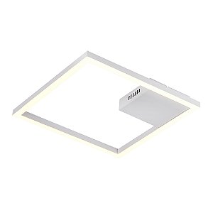 Plafon Tec Metal Branco (C)40cm 30W 3000K | GD014W
