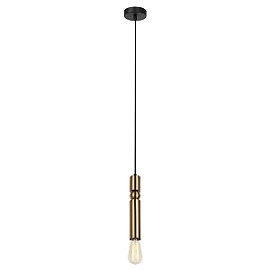 Pendente Prih Metal Bronze (D)5Cm (A)30Cm 1xE27 | HL001