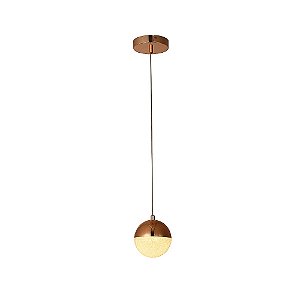 Pendente Media Luna Cobre (D)12Cm (A)13.5Cm 6W 3000K | HM003E